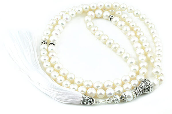 Pearl Mala with Sterling Silver components